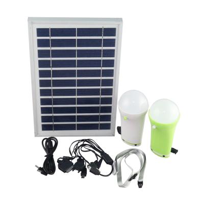 China New Design Home Rechargeable Led Solar Light Bulb Led Energy Saving Lamp With Solar Panel for sale