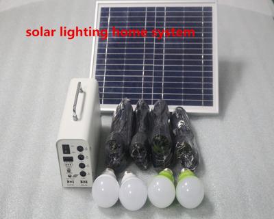 China Home Solar Power System Home Solar Panel With LED Bulb Lights Home Solar Lighting Kit for sale