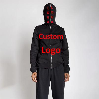 China Custom Neon Blank Anti-Wrinkle Print Workout Gym Plain Logo Full Face Zipper Hoodie For Men for sale