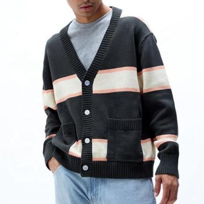 China custom Anti-wrinkle BILLIONS cardigan sweater for men casual cardigan for sale