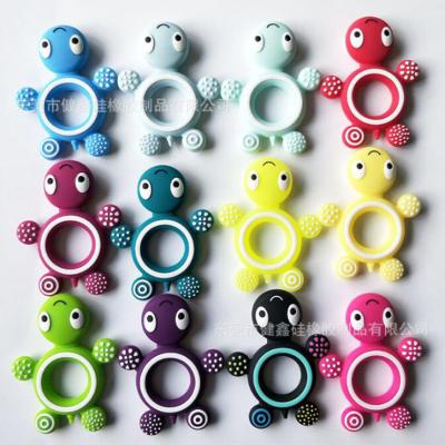 China Soft Toy Nontoxic BPA Free Food Grade Silicone Baby Teether for sale