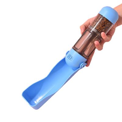 China Outdoor Refillable Portable Multifunctional Pet Water Bottle Travel Viable Telescopic Pet Water Bottle Dog Water Bottle For Dogs for sale