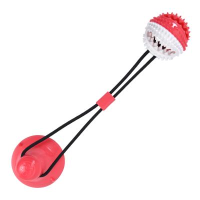 China Viable Modern Unbreakable Non-Toxic Pet Ball Suction Toy Toothbrush Dog Toothbrush Funny Interactive Chew Toy for sale