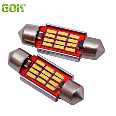 China High quality Canbus c5w auto bulb led canbus 4014 festoon 10 12SMD led 31mm 36mm 39mm 41mm 42mm car interior led light for sale