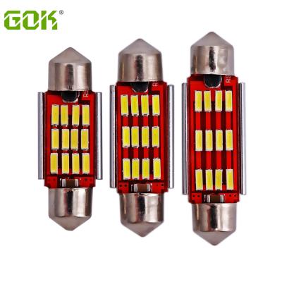 China Shine 4014 12 Smd C5W C10W Canbus LED Interior Car License Plate Light Bulb for sale