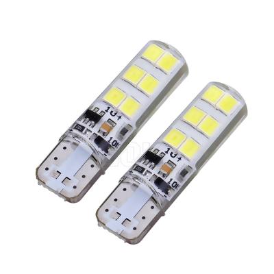 China High Quality DC 12V Strobe Flash Led Car Interior Light w5w T10 Bulbs 2835 LED 12SMD For Clearance Lights BXT1012EM for sale