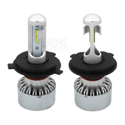 China Factory Price Upgrade Mini X6 Led Headlight Automotive Led Headlight Lights H4 H7 9012 H8 H9 120W IP67 8000LM 6500K X6-H4 for sale