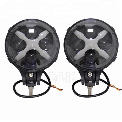 China Factory Directly 12v 24v 6inch 60w Waterproof Car Work Light Spot Flood Led Work Light For Tractor ATV Offroad Utv for sale