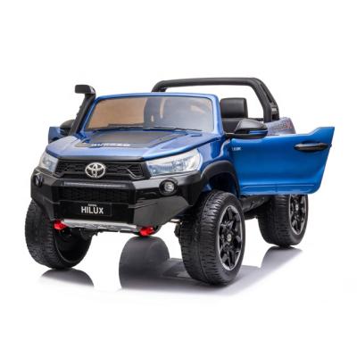 China Ride On Toy 2021 Licensed Toyota Powerwheels Two Seater Battery Powered Real Motor Kids Electric Car Kids Ride On Car For Kids for sale