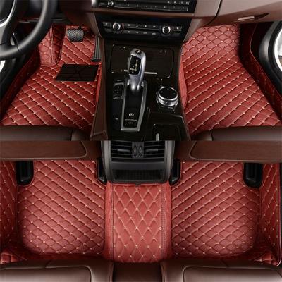 China Waterproof Can Customize Universal Car Foot Pad Universal Fashion Black Auto Foot Mat for sale