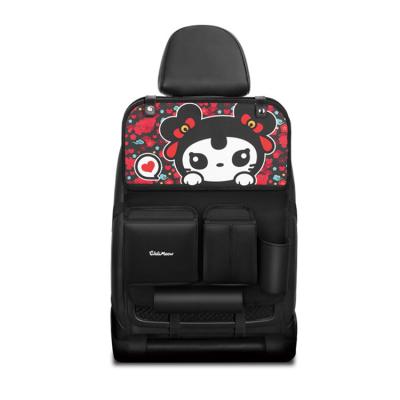 China 2022 New China-chic Interior Accessories Multifunctional Premium Backseat Car Organizer for sale