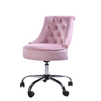 China (Other) Designer Furniture Modern Adjustable Living Room Leisure Chair Metal Vanity Swivel Chair for sale