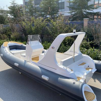 China Fiberglass Liya 5.8meter 10 Person Rib Boat Private Speed ​​Boats ISO Approved for sale