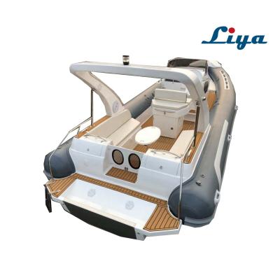 China Entertainment Liya 27feet China Cabin Rib Boat Rigid Hull Inflatable Speed ​​Boats For Sale for sale