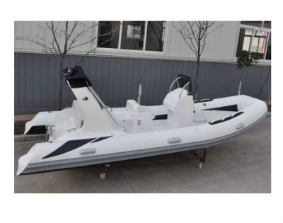 China Luxury fiberglass boat 520 rib boat hypalon inflatable Liya rib boat with prices for sale