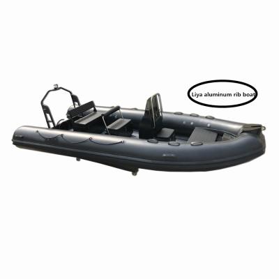 China Liya Aluminum Open Floor Rib Boat Luxury Pontoon Boat 240cm-480cm for sale