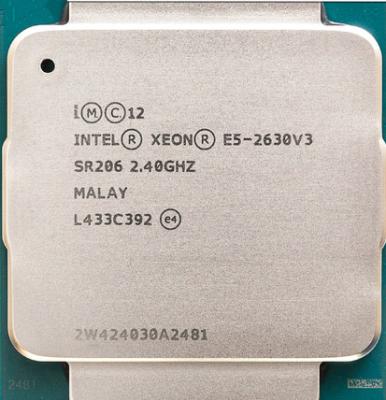 China SR206 Xeon Processor E5-2600 V3 Eight Cores E5 - 2630 v3 0.65V – 1.30V VID Voltage Range for sale