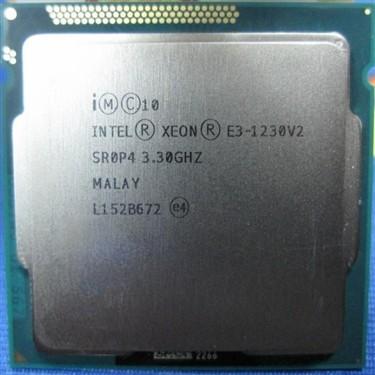 China 69 W TDP Intel Xeon E3 1200 v2 3.30 GHz 4 Cores 33 Clock multiplier for sale