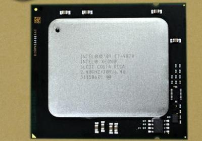 China 2.40 GHz Ten Core Intel Xeon E7 Processor E7 - 4870 30M Cache 64 Bit Data Width for sale