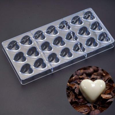 China Sustainable Chocolate Making Tools Certificated Food Grade Polycarbonate Chocolate Mold for sale