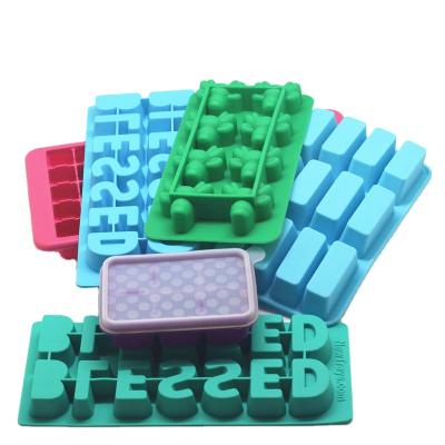 China 2021 Viable Cheap Silicone DIY Cake Mold Custom Silicone Chocolate Bar Molds Candy Molds for sale