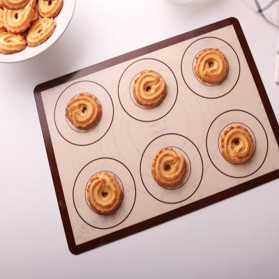 China Non Stick Disposable Silicone Baking Sheet Baking Mats Set for sale