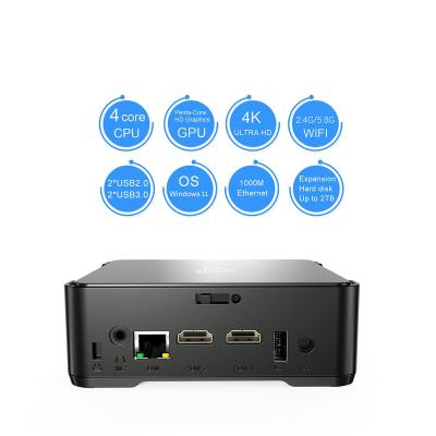 China For Gaming GK3V Pro Mini PC 8G 128G SSD N5105 Desktop Mini PC Win 11 for sale