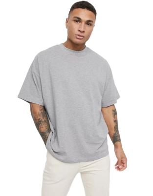 China OEM Unisex Summer Anti-Shrink Loose Drop Shoulder 100% Cotton Empty Heavy T-Shirt For Men for sale