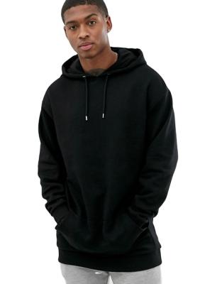 China Custom Color Anti-wrinkle Men's Oversized Streetwear Hoodie Long for sale