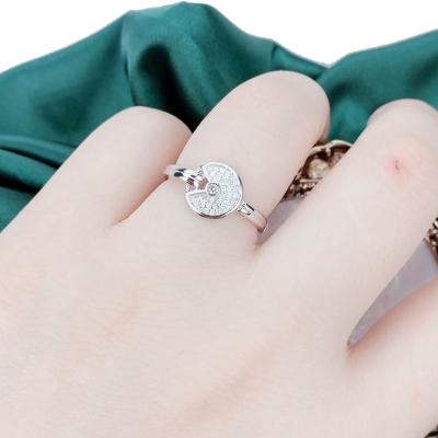 China New Fashion FASHIONABLE 925 Sterling Silver Fashion Circular Ring Jewelry Women's Silver Color for sale