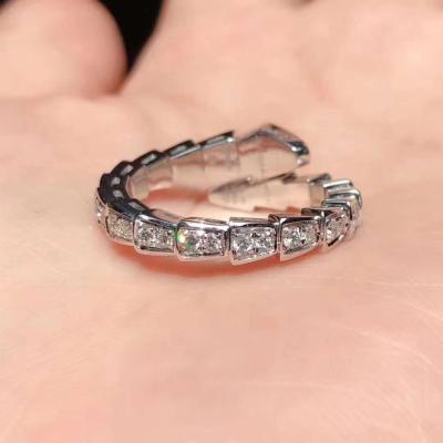 China Direct Sale Luxury 925 Silver Jewelry Women's Fashionable Pure Silver White Stone Manufacturer Rings Party OEM for sale