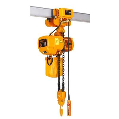 China 0.5 1 2 Tons Small Hoist Chain Hoist Electric Mobile Hoist Micro Lifting Equipment Hoist HHBB for sale