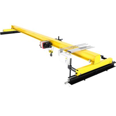 China Bridge Crane High quality LDP European low headroom small light crane suspended electric single girder overhead crane 3 5 10 tons price for sale