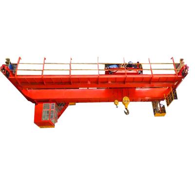 China Explosion Proof 5 Girder Double Hook Bridge Crane Strategist Electric Crane 10 20 Ton Price Double Hook Overhead Crane for sale