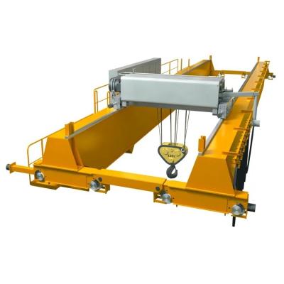 China Factory Direct Sale High Performance Electric Bridge Crane QD Double 5 Girder 10 15 20 25 30 Ton Workstation Suspended Overhead Crane for sale