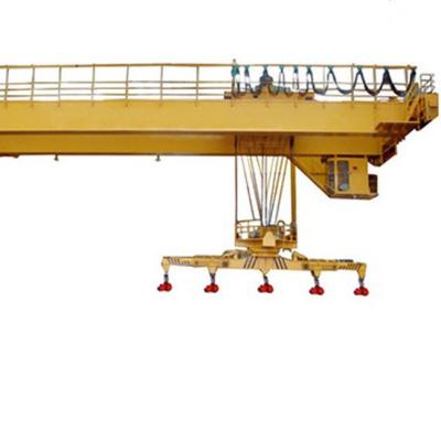 China Bridge Crane QC Type China Customized Double Girder Electromagnet Bridge Crane / Electromagnetic Hook Bridge Crane for sale