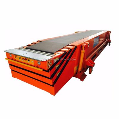 China Shuangqi Fire Resistant Mobile Belt Conveyor Truck Telescopic Loading Unloading Conveyor for sale