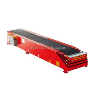 China Shuangqi Fire Resistant Telescopic Belt Conveyor Loading Unloading Truck / Container Mini Conveyor Belts for sale