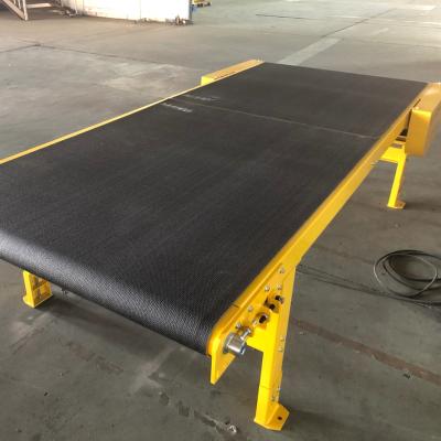 China transportation shuangqi slated belt conveyor for warehousing for sale