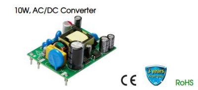 China a fonte de alimentação dupla 305VAC do interruptor da saída da C.C. de 24V 10W entrou o desempenho nivelado do impulso 4 à venda