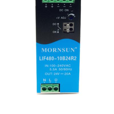 China 15V 24V 480W Din Rail Power Supply 90VAC Input EN 62368 Industrial Control for sale