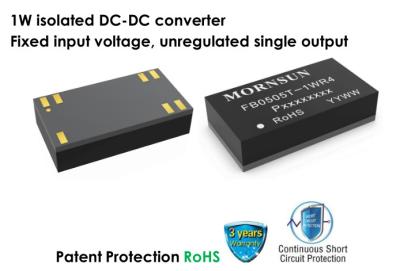 China Bidirektionales DC-DC-Konverter-Modul 3000VAC 4200VDC 1W lokalisierte örtlich festgelegte Eingangsspannung zu verkaufen