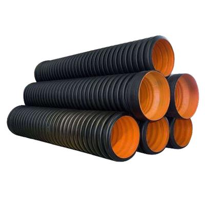 China Corrosion Resistant Factory Outlet 10inch PE Pipe 100mm Price 1000mm Corrugated HDPE Drainage for sale