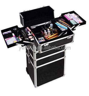 China 2020 New Brand Vintage Open Fit Travel Large Makeup Suitcase Makeup Luggage Trolley Case for sale