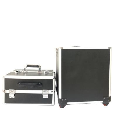 China 2021 New Design Manufacturer Aluminum Tool Case Well Made Aluminum Trolley Case With Wheels And Four Drawers for sale