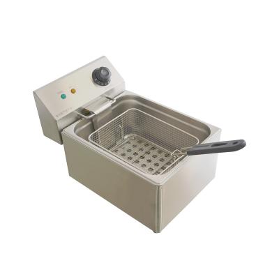 China 8L Restaurant Commercial Countertop Fryer Electric Potato Chips Fryer Deep Electric Fryer for sale