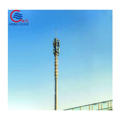 China High Quality Galvanized Steel Paint 25M Monopole Tower 5g Cell Tower Telecommunication Tower for sale