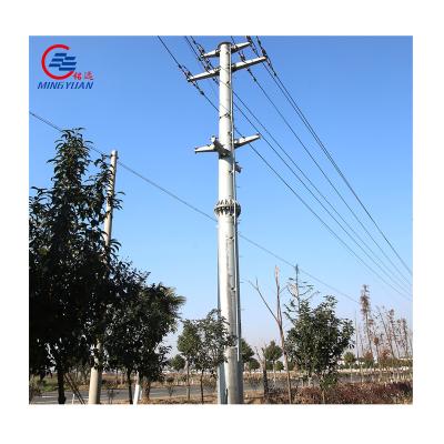 China Electric Power Steel Transmission Pole Bitumen Poles Electric Power Transmission Power Pole for sale