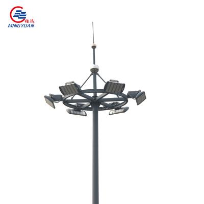 China 25M 30M Galvanized Modern High Mast Pole Outdoor High Pole Lighting for sale