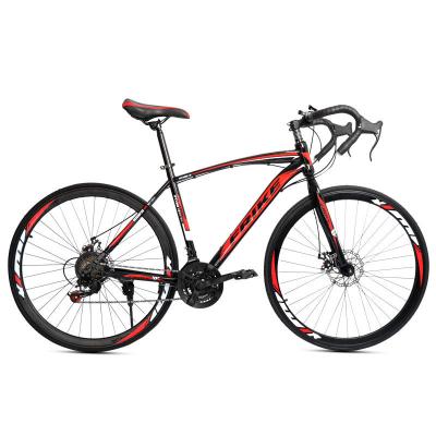 China Carbon steel factory sales direct cross country road test mountain bike adult 700C racing bicycle for sale